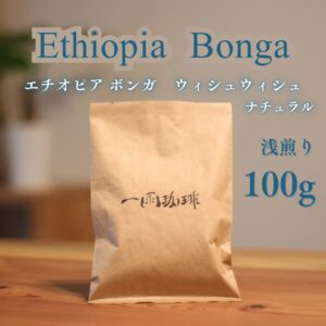 エチオピア ボンガ ウィシュウィシュ ナチュラル 100g